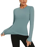 thumb hole long sleeve top